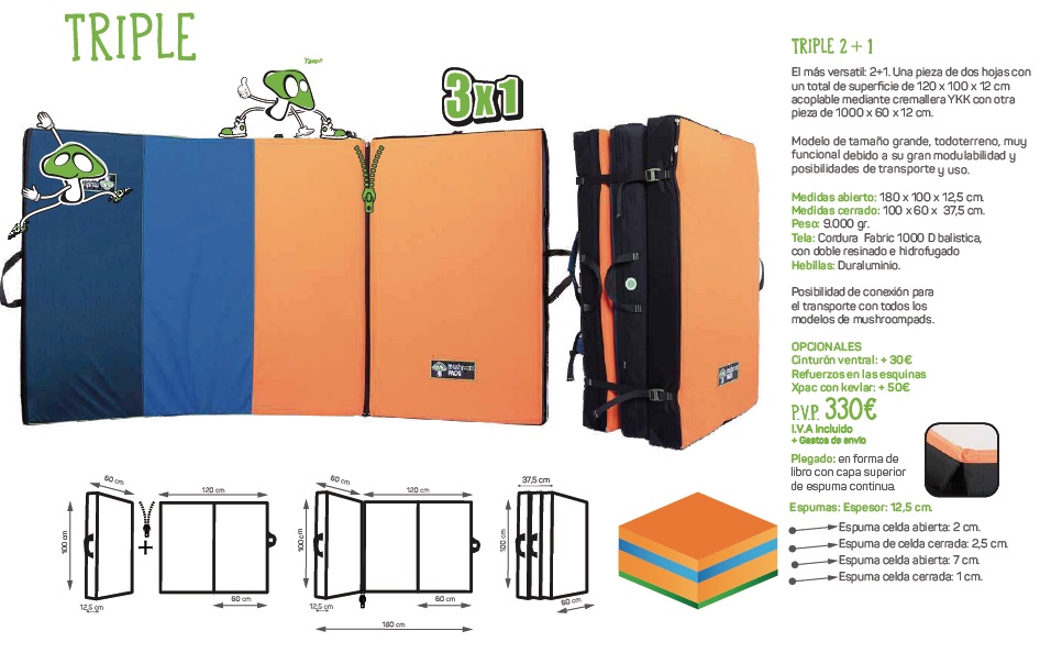 Goliath Big Tripple Pad 4D (3x1 2+1)